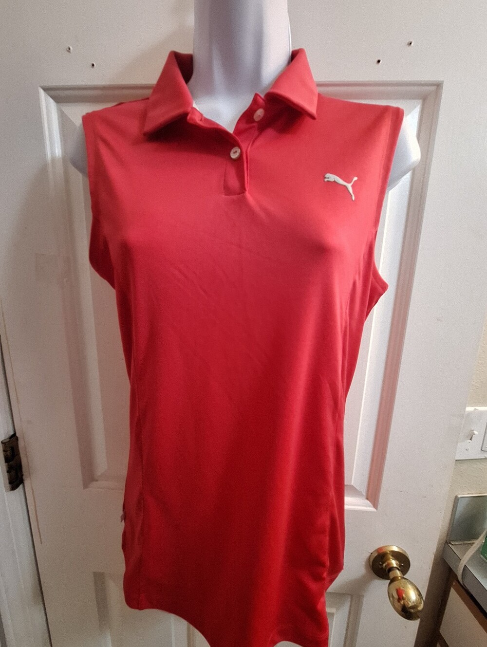 Puma Dry Cell Red Sleeveless Top Small